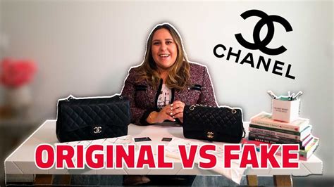 como saber si un bolso de chanel es original|Chanel auténtico vs falso .